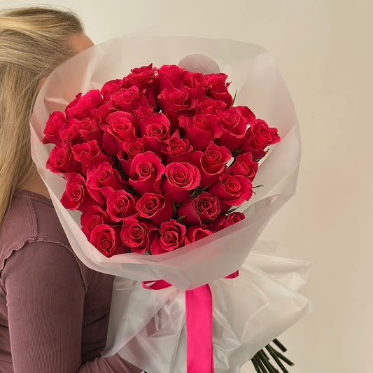 The Hot Pink Roses