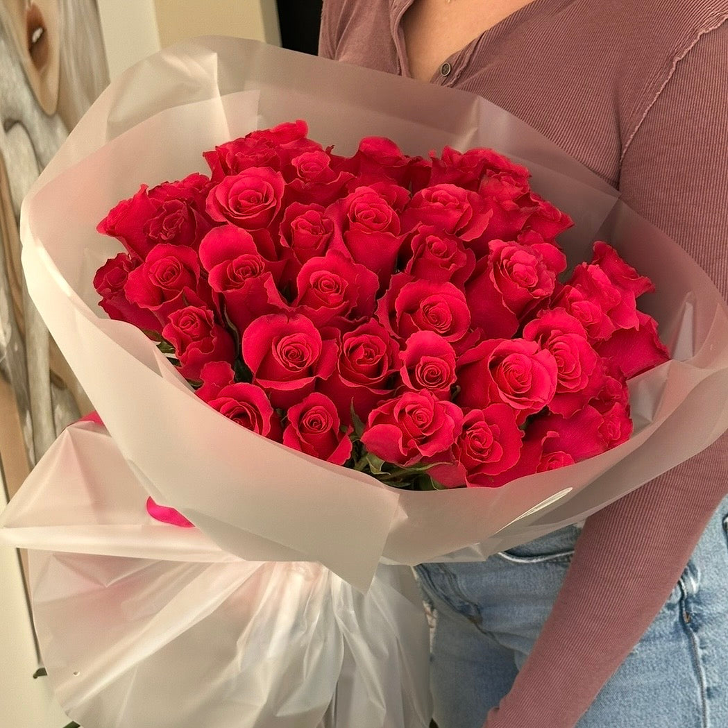 The Hot Pink Roses